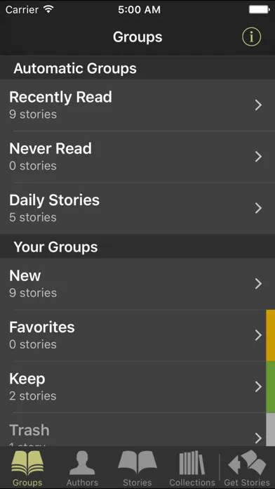 تصاویر Short Stories eReader