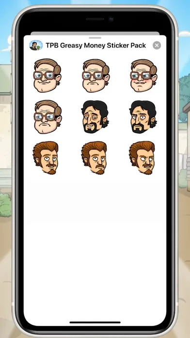 TPB Greasy Money Sticker Pack应用截图