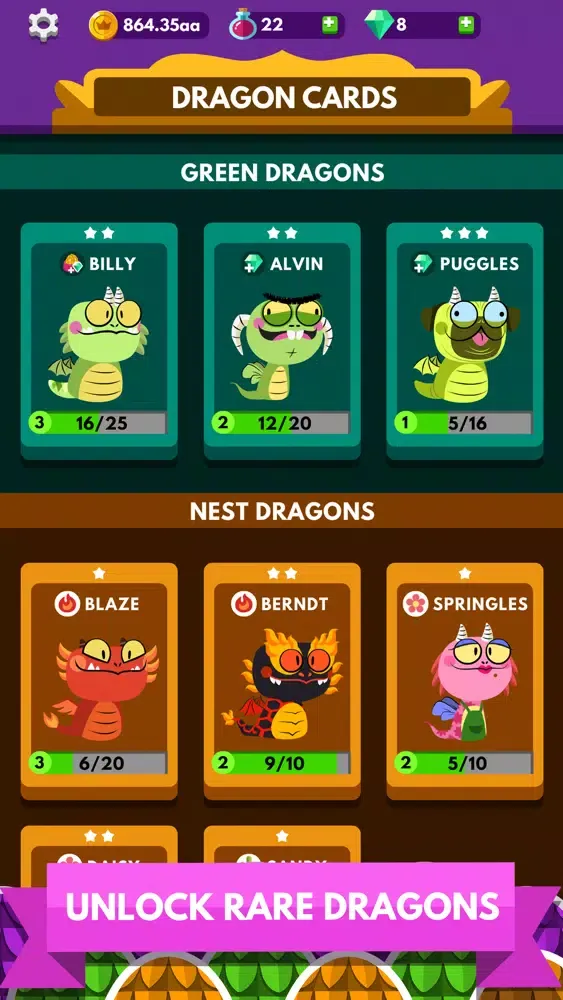 Tangkapan skrin Dragon Up: Idle Adventure