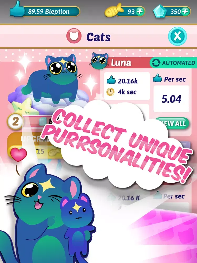 Idle Cat Stars iPad  スクリーンショット