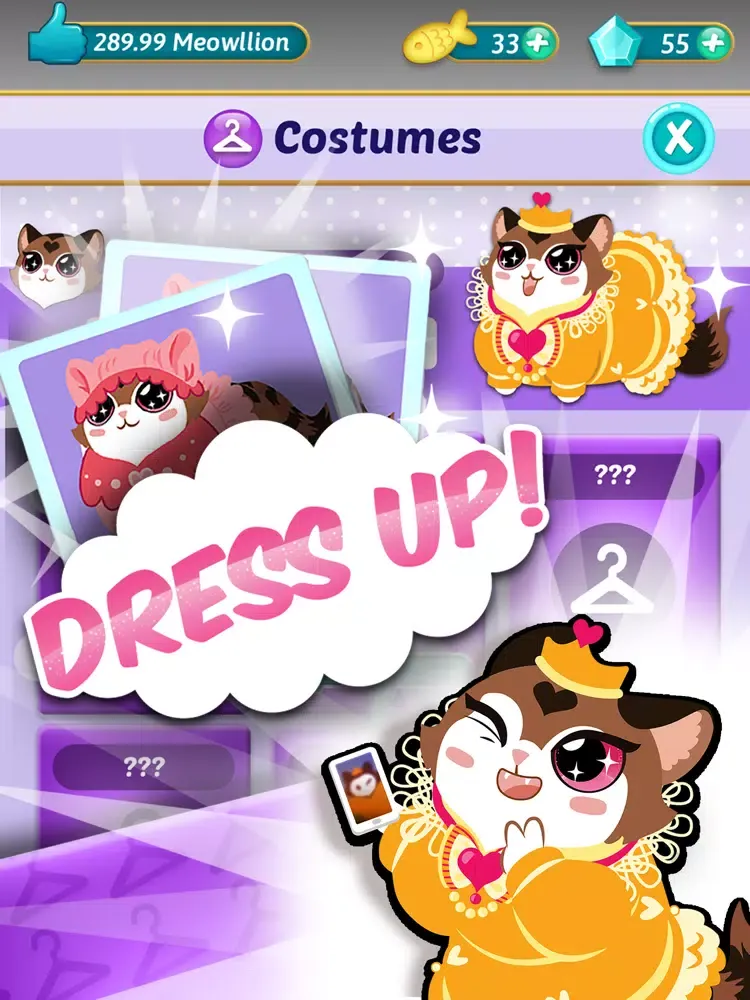Idle Cat Stars iPad  スクリーンショット