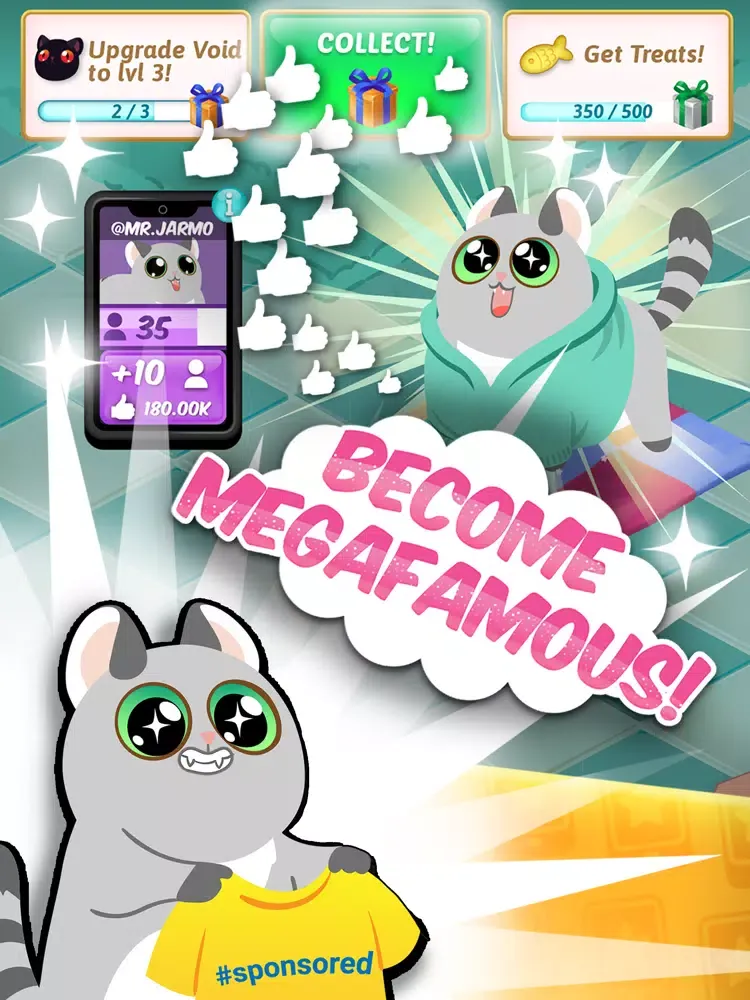 Idle Cat Stars iPad  スクリーンショット