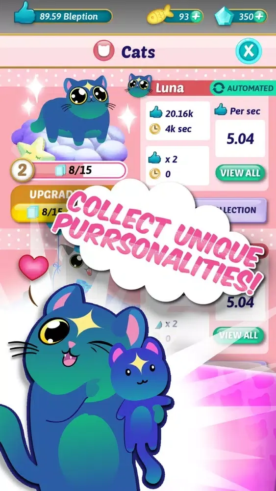 Idle Cat Stars スクリーンショット