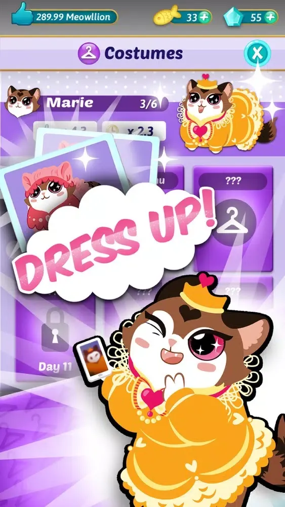 Idle Cat Stars スクリーンショット