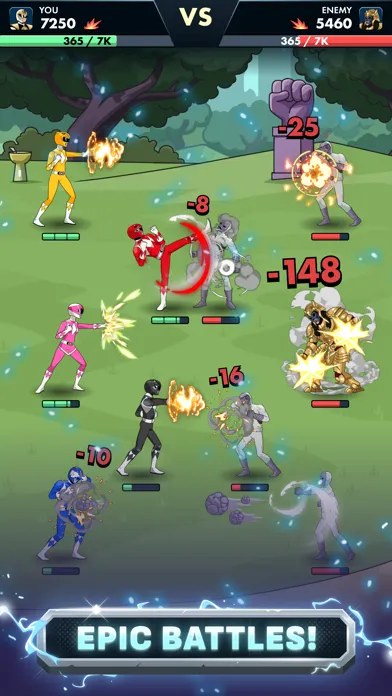 Capturas de tela do Power Rangers Mighty Force