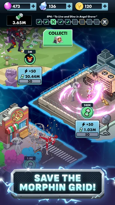 Capturas de tela do Power Rangers Mighty Force