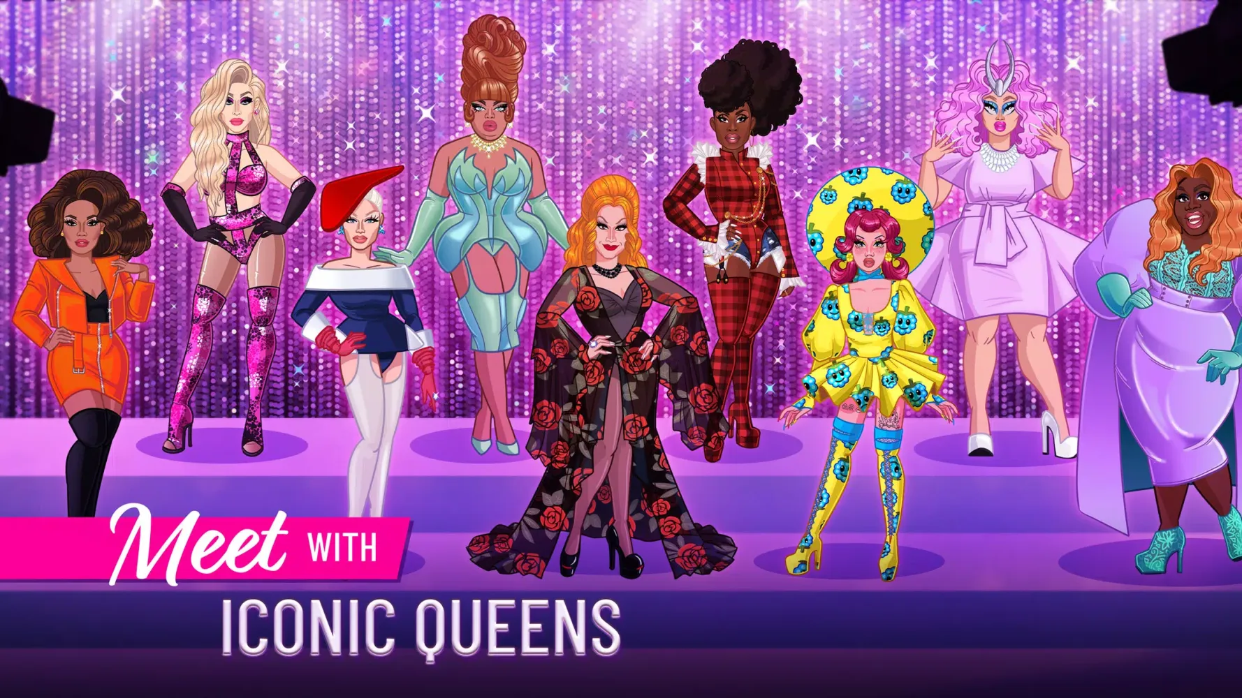 RuPaul's Drag Race Match Queen Screenshots