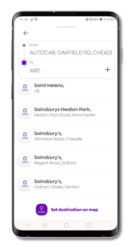 Ảnh chụp màn hình của Eastside Taxis Belfast
