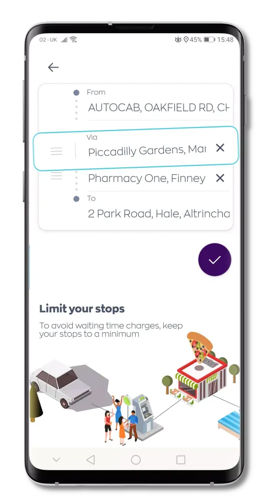 Ảnh chụp màn hình của Eastside Taxis Belfast