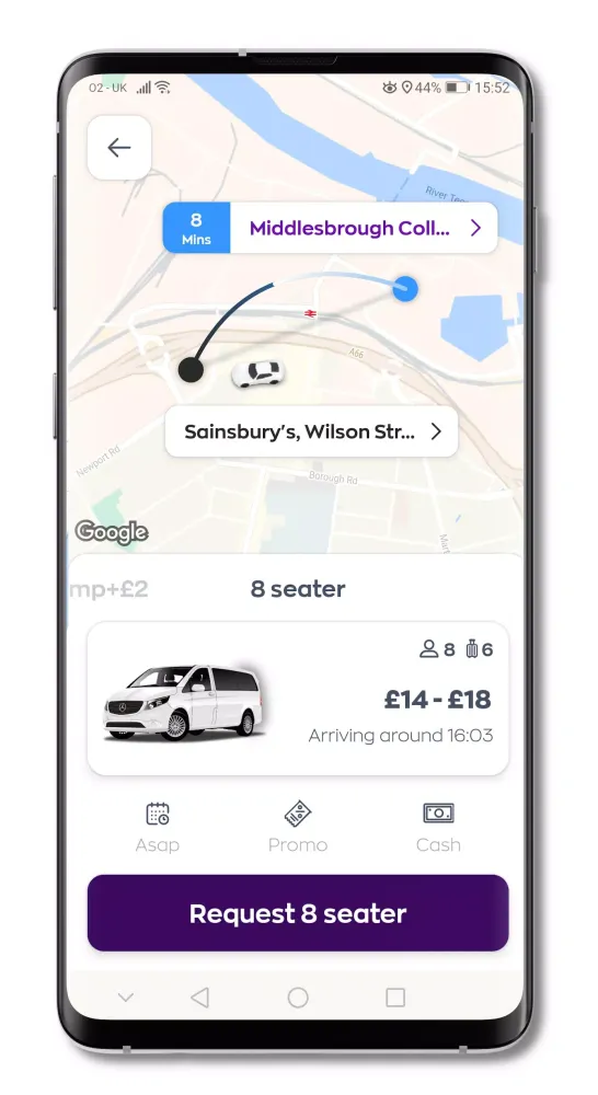 Ảnh chụp màn hình của Eastside Taxis Belfast