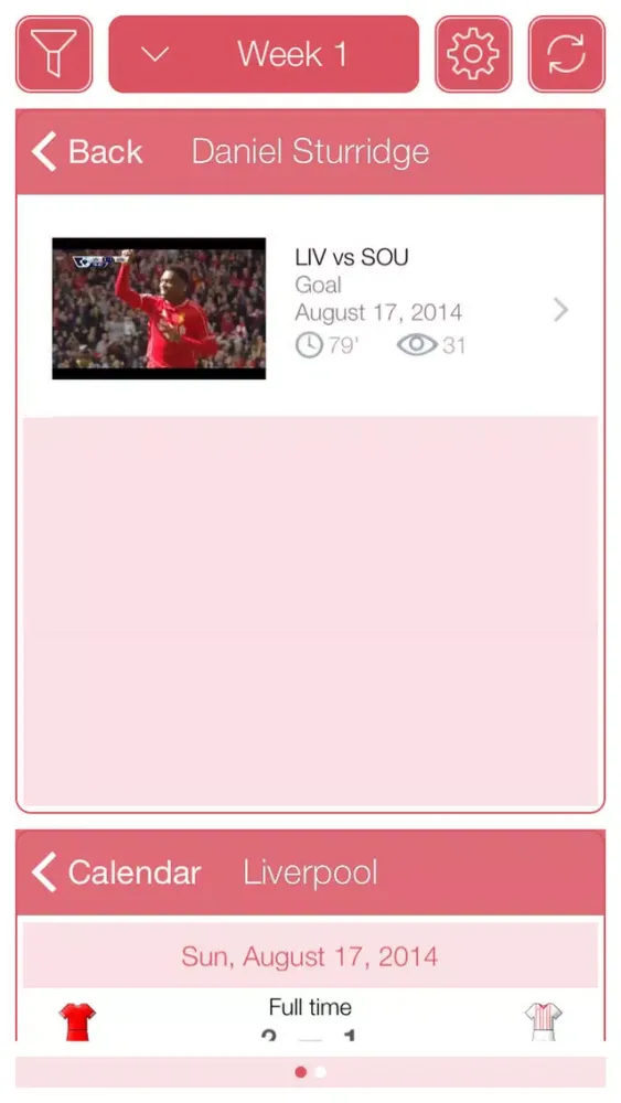 English Football 2012-2013 - Mobile Match Centre应用截图