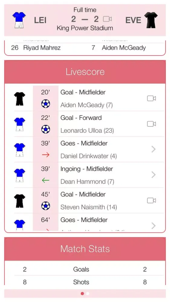 English Football 2012-2013 - Mobile Match Centre应用截图