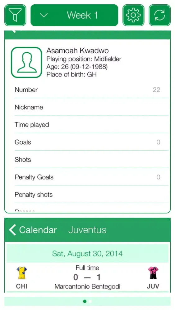 Italian Football Serie A 2011-2012 - Mobile Match Centre スクリーンショット