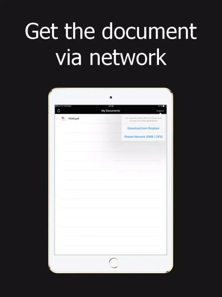 Ảnh chụp màn hình của Network PDF Form Editor and Viewer iPad 