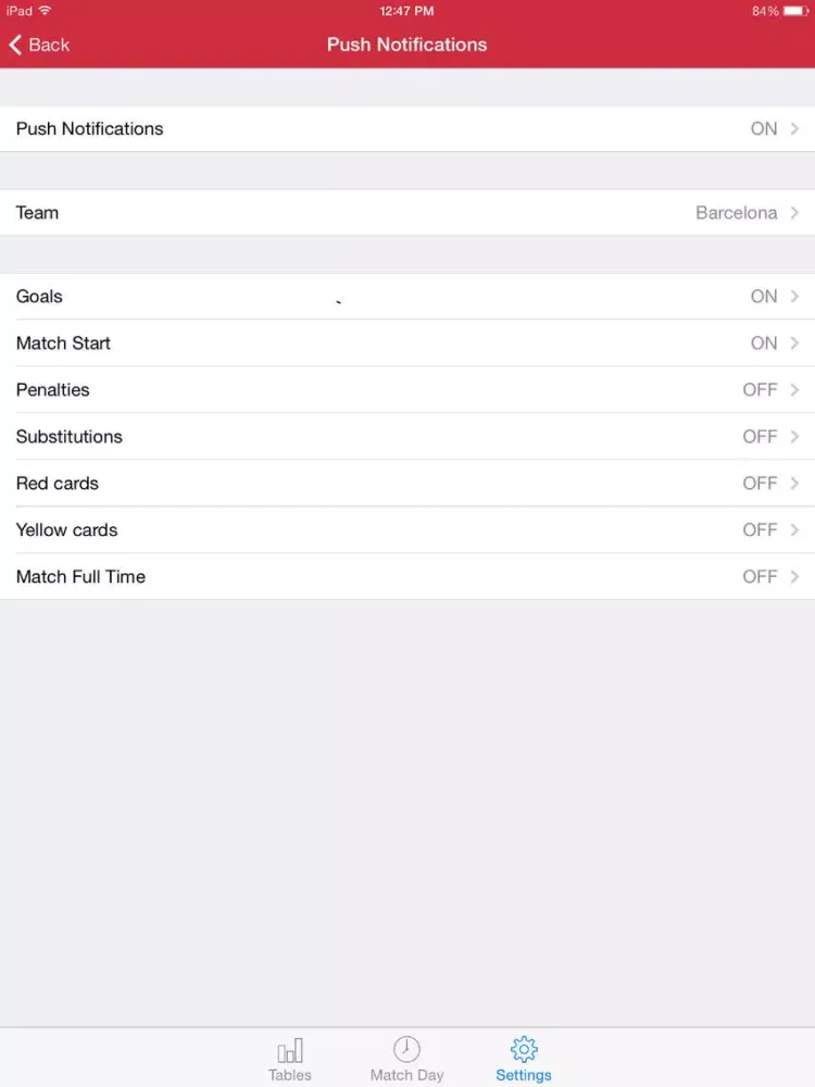 Zrzuty ekranu Scheduler - Liga de Fútbol Profesional 2016-2017 iPad 