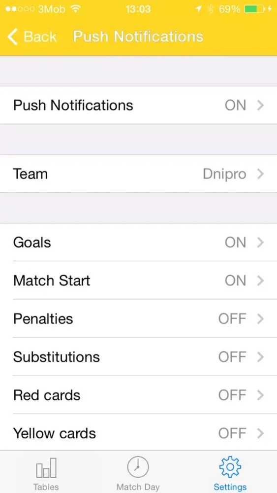 Tangkapan skrin Scheduler - UPL Ukrainian Football 2016-2017