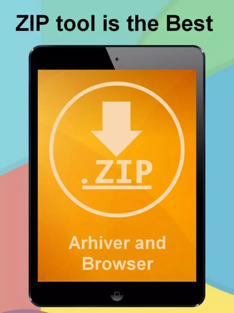 تصاویر ZIP UnZIP Archiver App and Browser iPad 