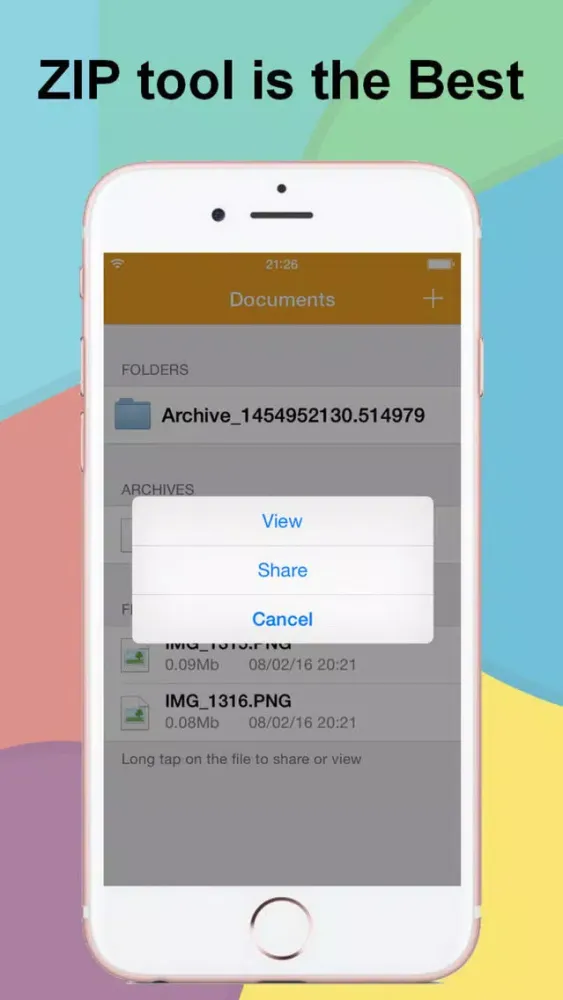 تصاویر ZIP UnZIP Archiver App and Browser