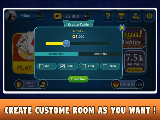 Hazari - 1000 Points Card Game iPad  স্ক্রিনশট