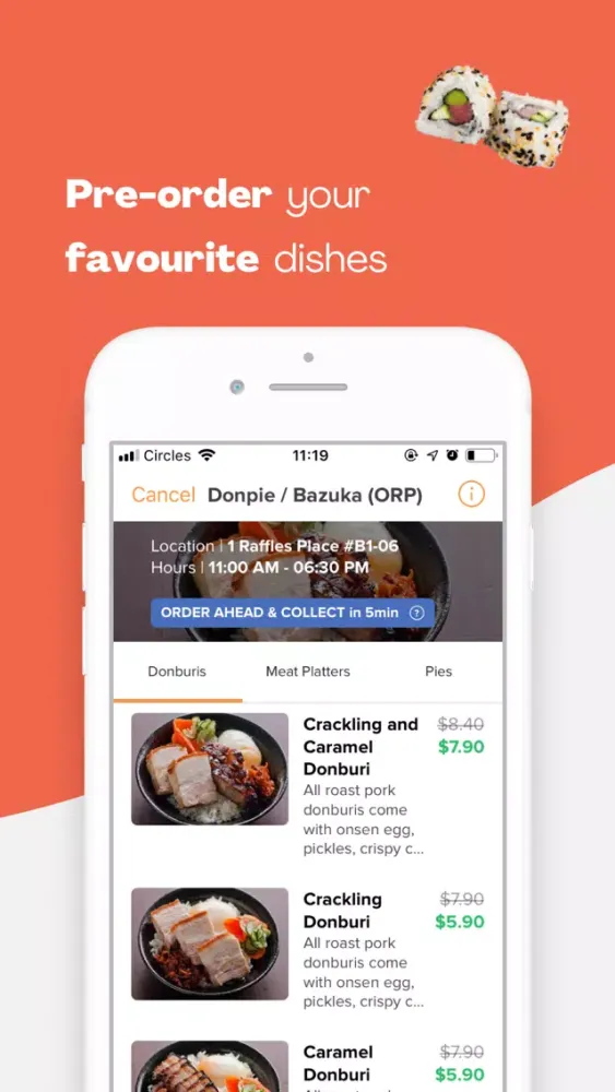 Eatsy: Pre-order & Pick-up سکرین شاٹس