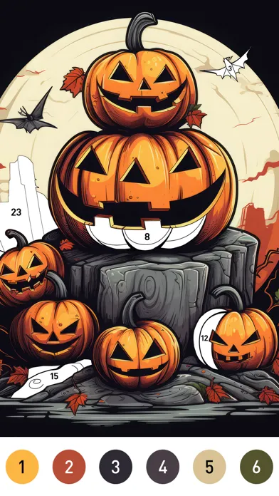 Halloween Coloring Book Games স্ক্রিনশট