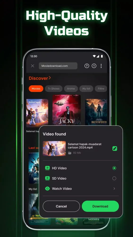Fast Movie Downloader & Player Ekran Görüntüleri