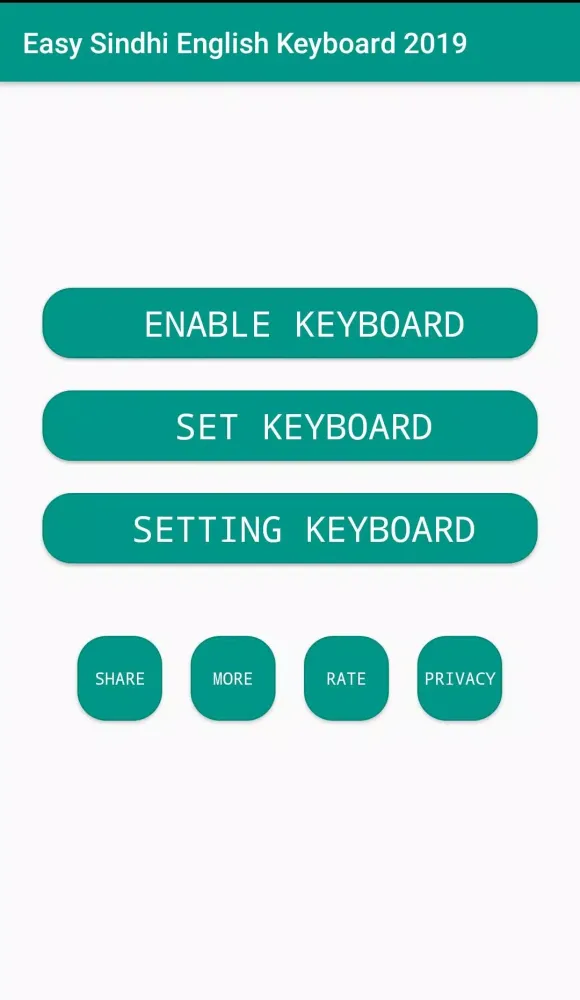 Zrzuty ekranu Sindhi English Keyboard