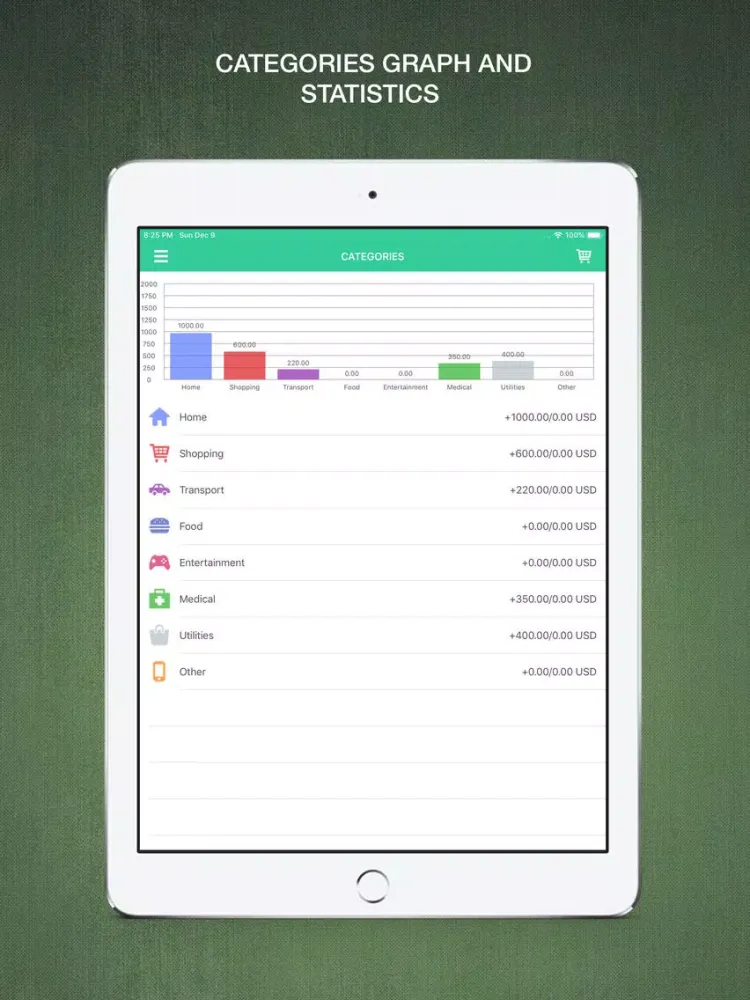 Скриншоты Easy Finance Budget iPad 
