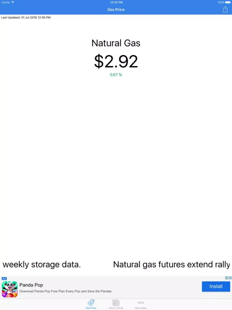 Easy Gas Tracker iPad 应用截图