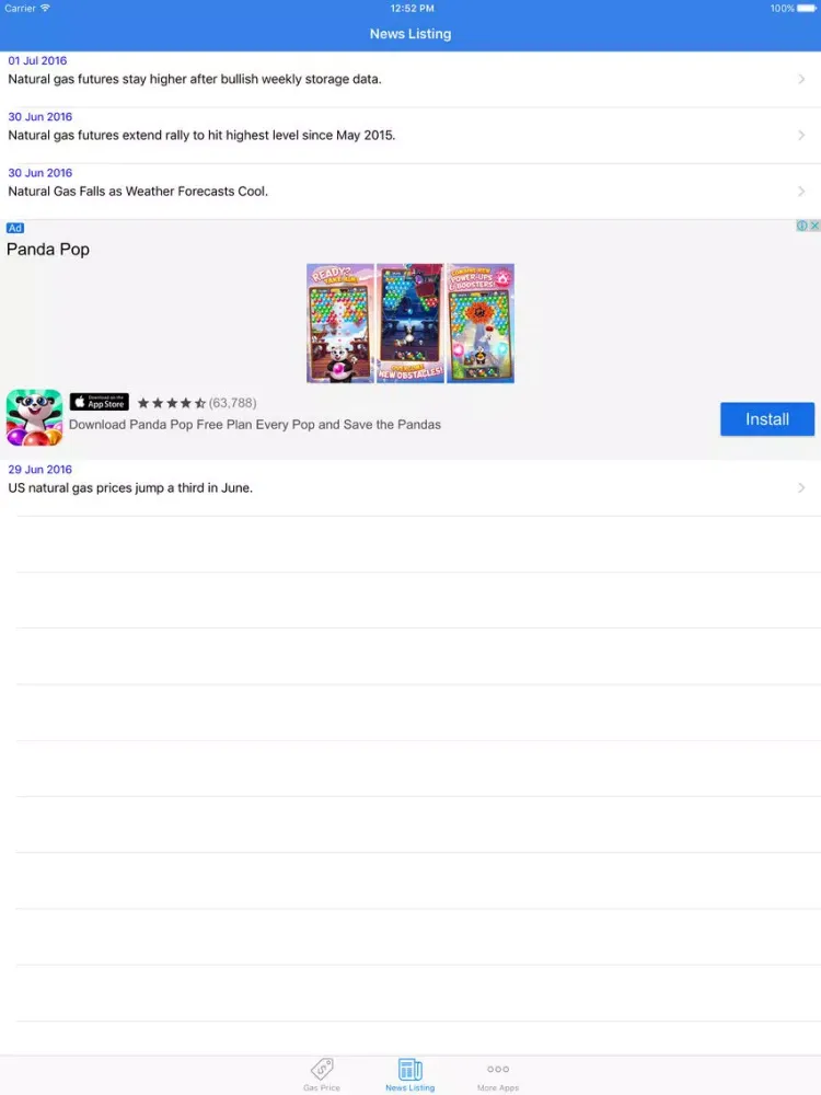 Easy Gas Tracker iPad 应用截图