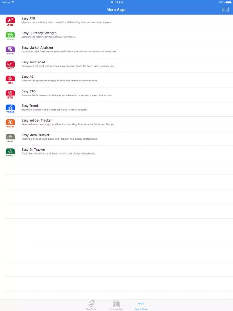 Easy Gas Tracker iPad 应用截图
