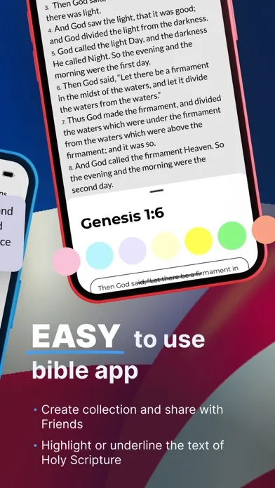 Captures d'écran de Bible USA － Read & Study, KJV