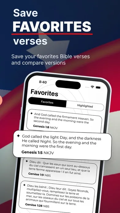 Captures d'écran de Bible USA － Read & Study, KJV