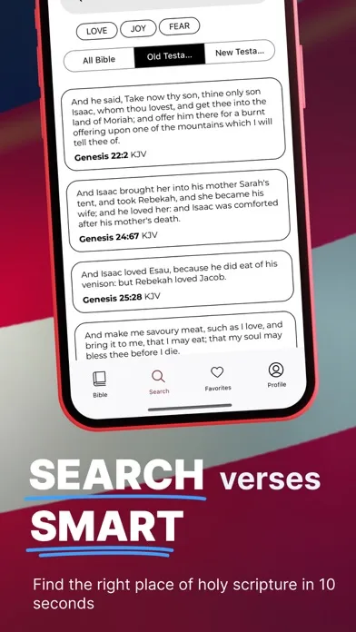 Captures d'écran de Bible USA － Read & Study, KJV