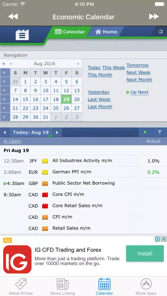 Easy Metal Tracker سکرین شاٹس