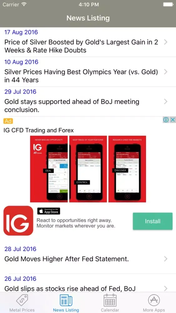 Easy Metal Tracker سکرین شاٹس