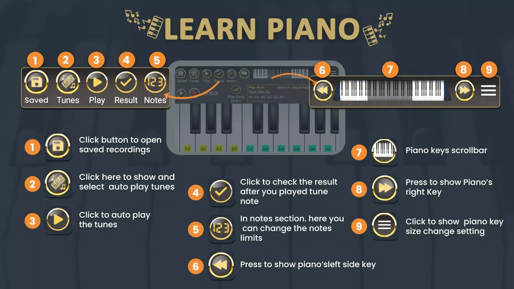 Piano Master سکرین شاٹس