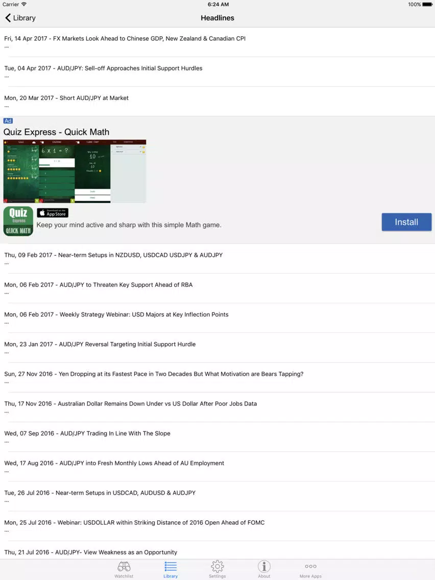 Easy StochRSI iPad  Screenshots