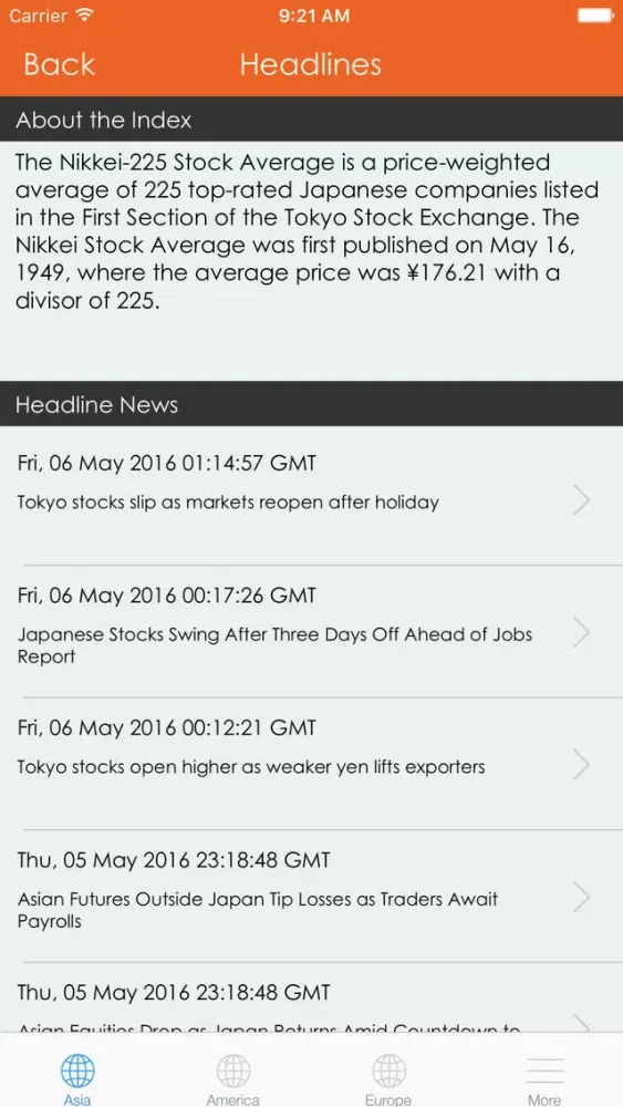 Easy Indices Tracker 스크린샷