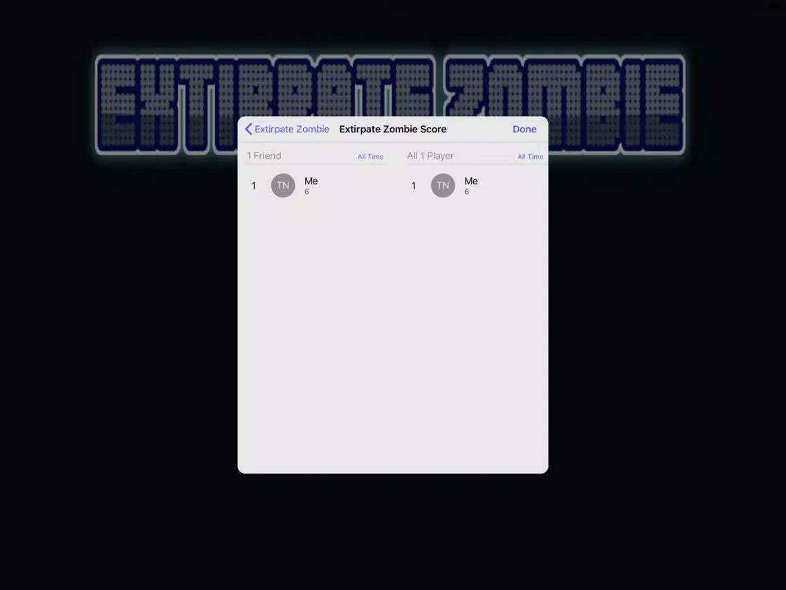Extirpate Zombie iPad  스크린샷