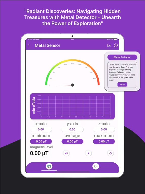 Metal Detector & Sound Meter iPad 應用截圖