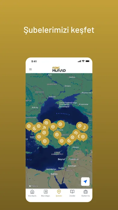 Genç Müsiad App Ekran Görüntüleri