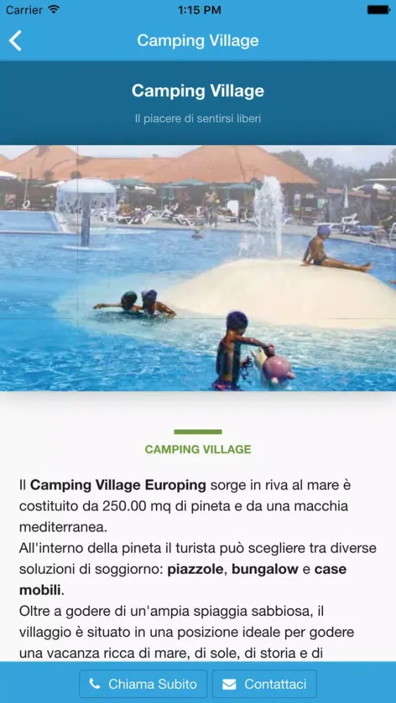 Capturas de tela do Camping Village Europing