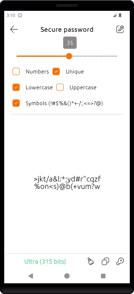 Capturas de pantalla de Crypt Note