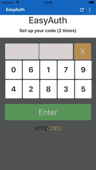 EasyAuth Ekran Görüntüleri