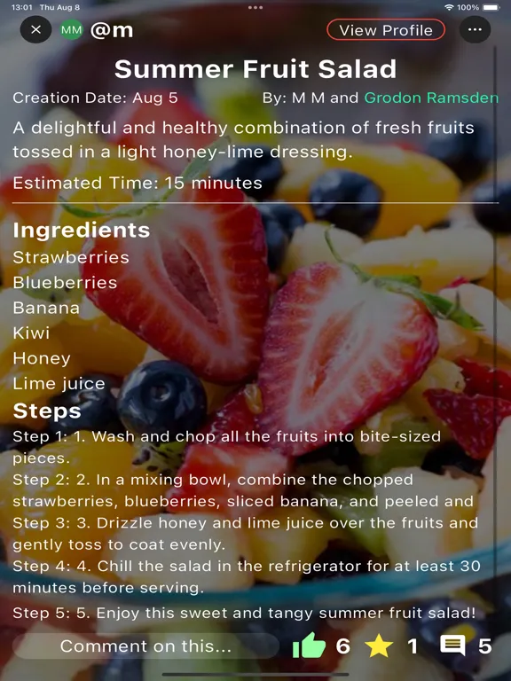 EasyBites: AI Recipes iPad  Ekran Görüntüleri
