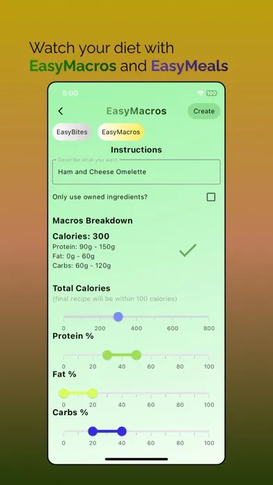 EasyBites: AI Recipes Ekran Görüntüleri