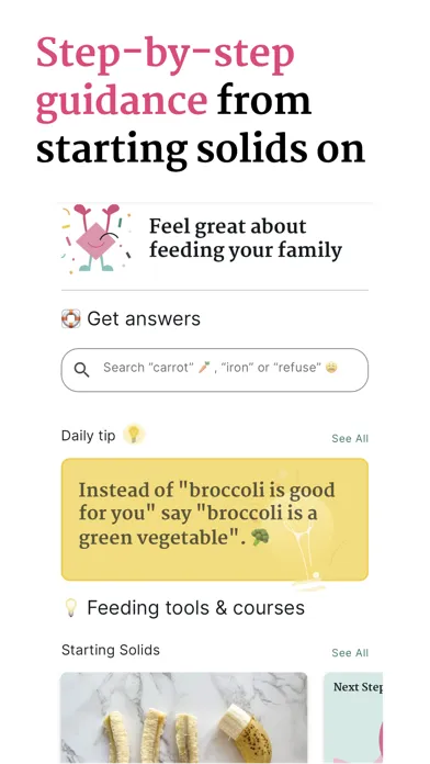 Capturas de pantalla de Easy Bites - Child Food Coach