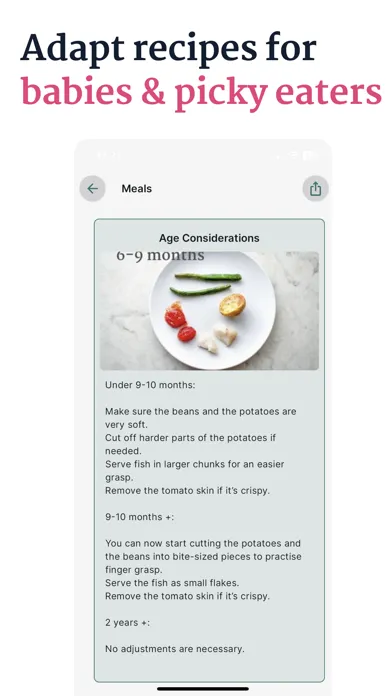 Capturas de pantalla de Easy Bites - Child Food Coach