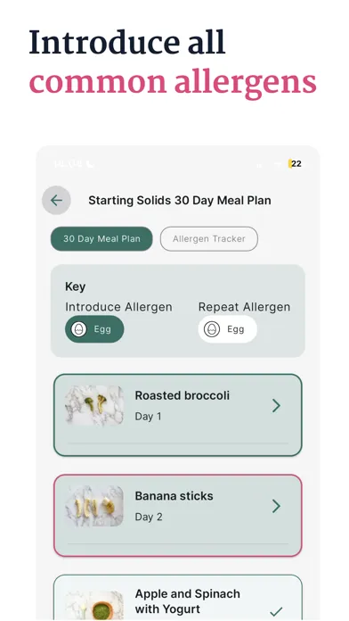 Capturas de pantalla de Easy Bites - Child Food Coach